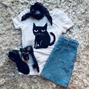 Frowny Cat Tee